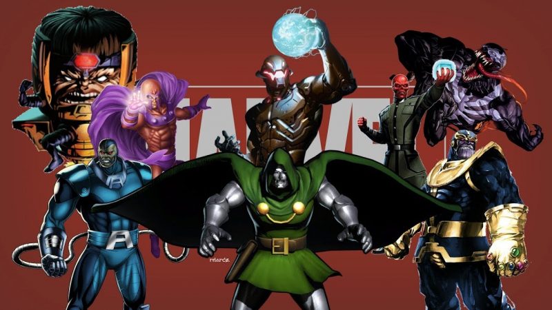 Os maiores vilões da Marvel!