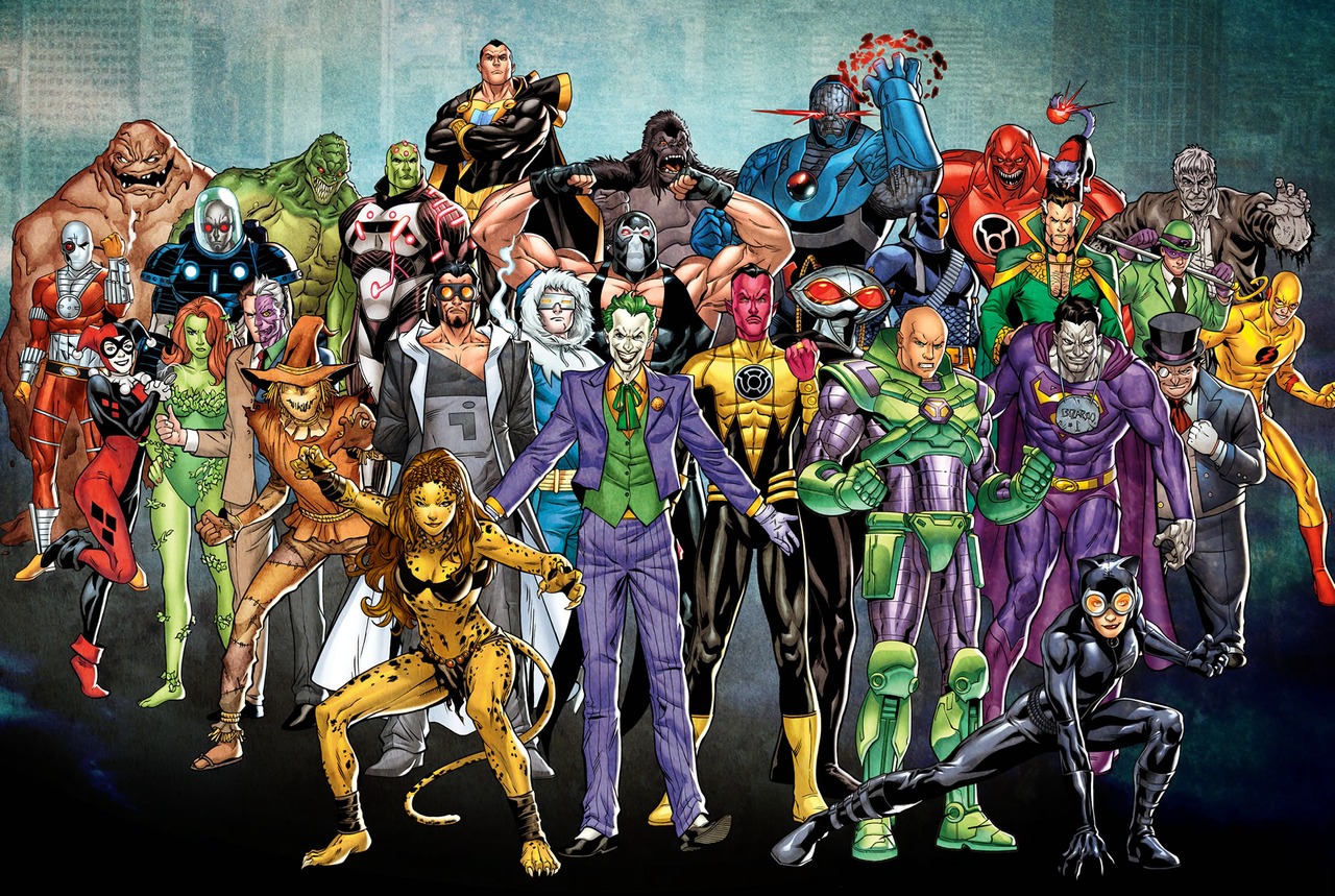 Os maiores vilões da DC!